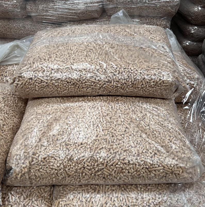 ENplus-grade wood pellets from Portugal, wholesale bagged for export